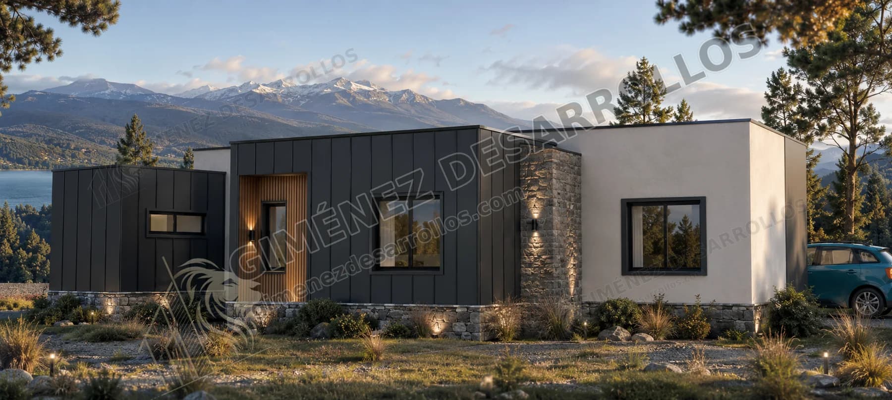 Bjorn — vivienda Steel Frame de 75 m²