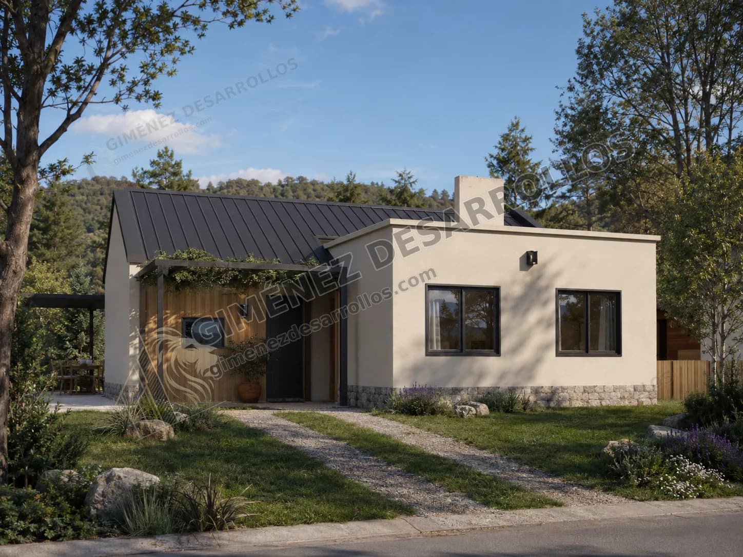 Ragnar — vivienda Steel Frame de 75 m²