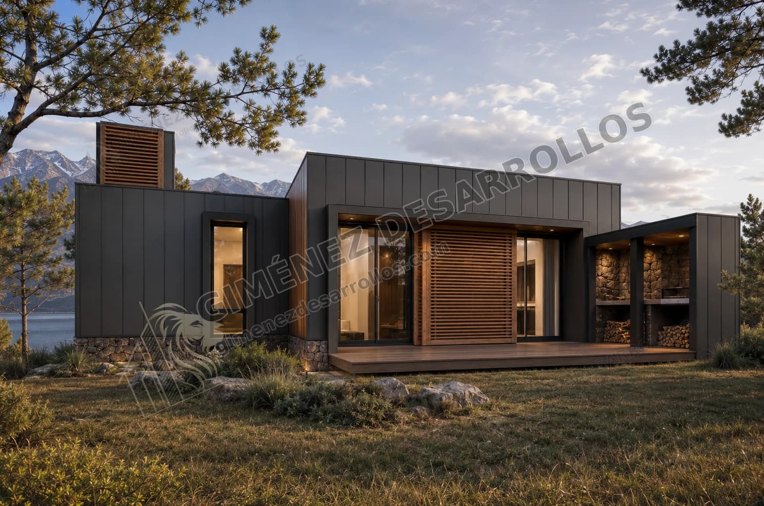 Heimdall — vivienda Steel Frame de 88 m²