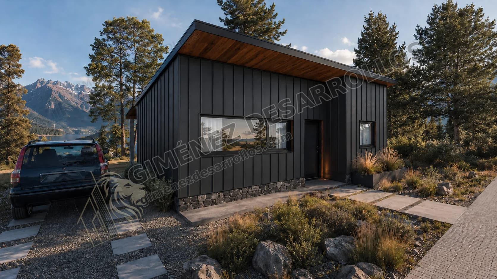 Erik — vivienda Steel Frame de 55 m²